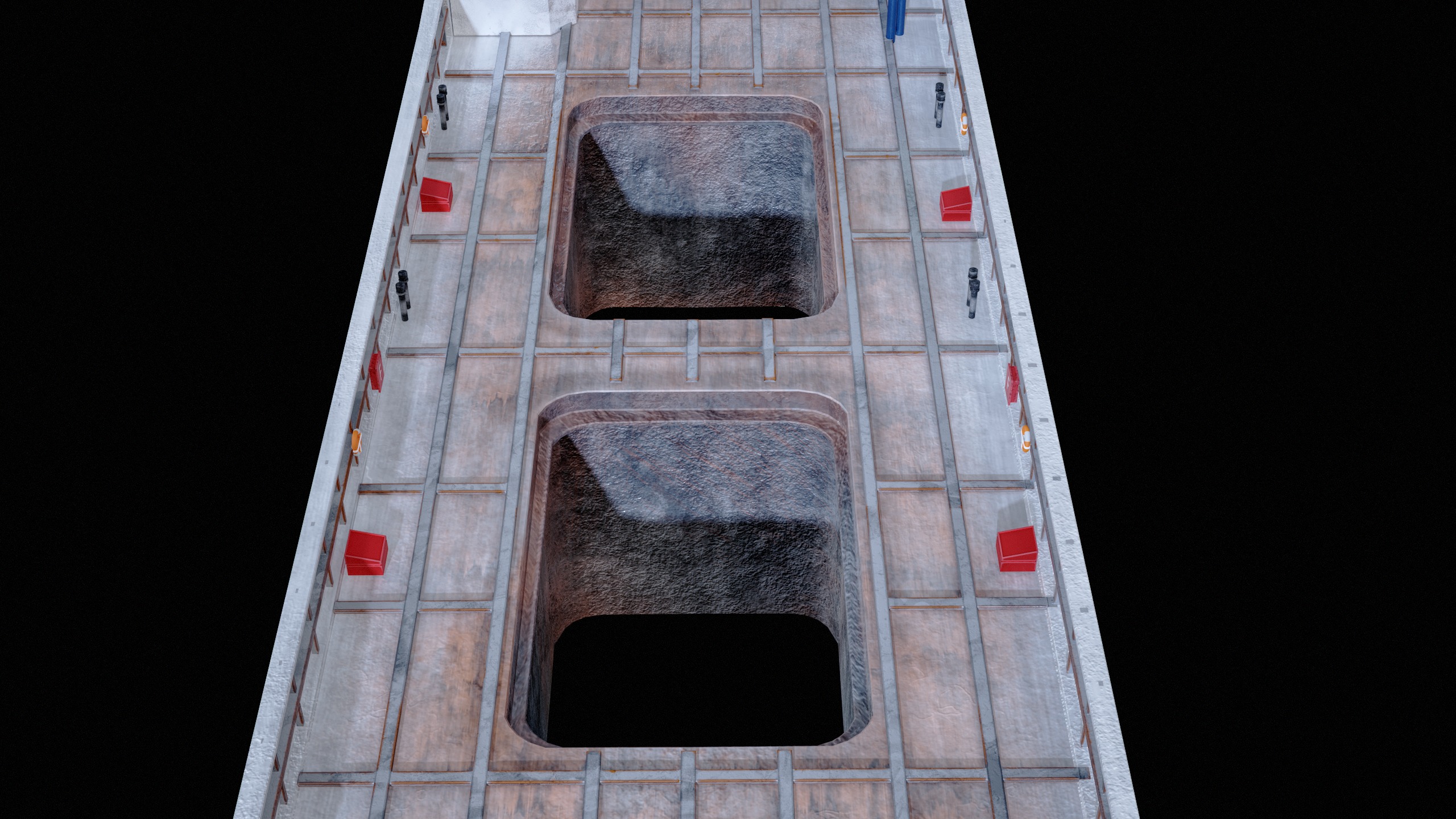 USV Mothership Armada 7803 Multipurpose Vessel Simple PBR Low-poly 3D model_25