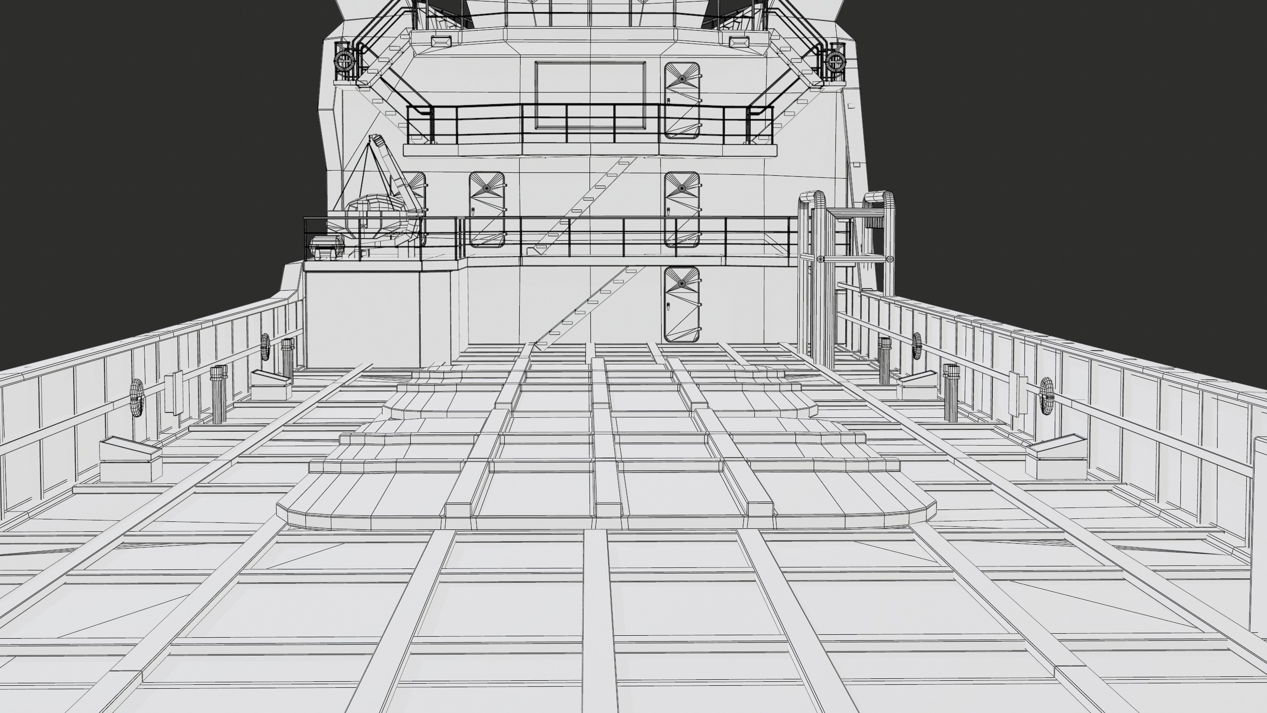 USV Mothership Armada 7803 Multipurpose Vessel Simple PBR Low-poly 3D model_52