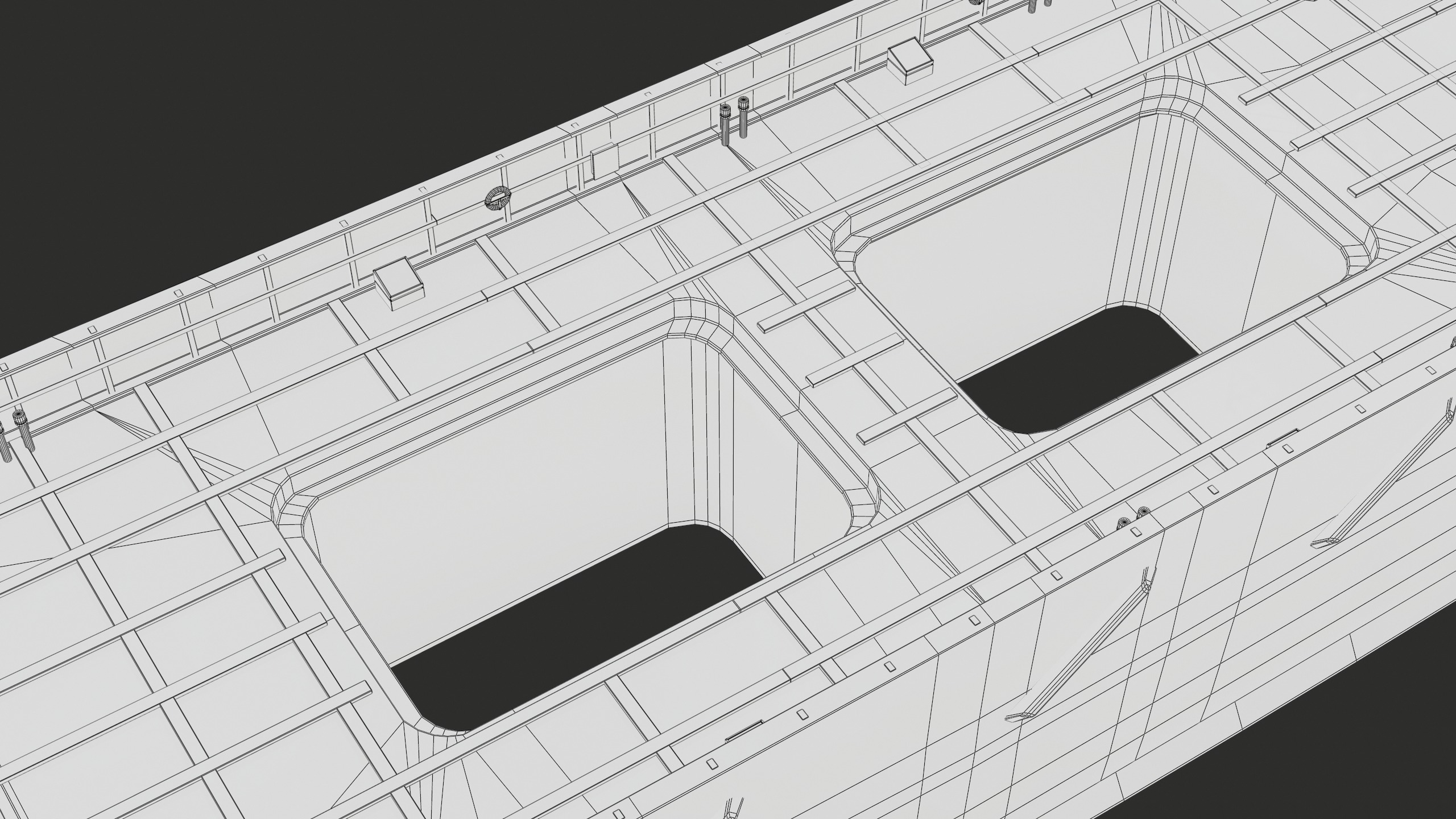 USV Mothership Armada 7803 Multipurpose Vessel Simple PBR Low-poly 3D model_54