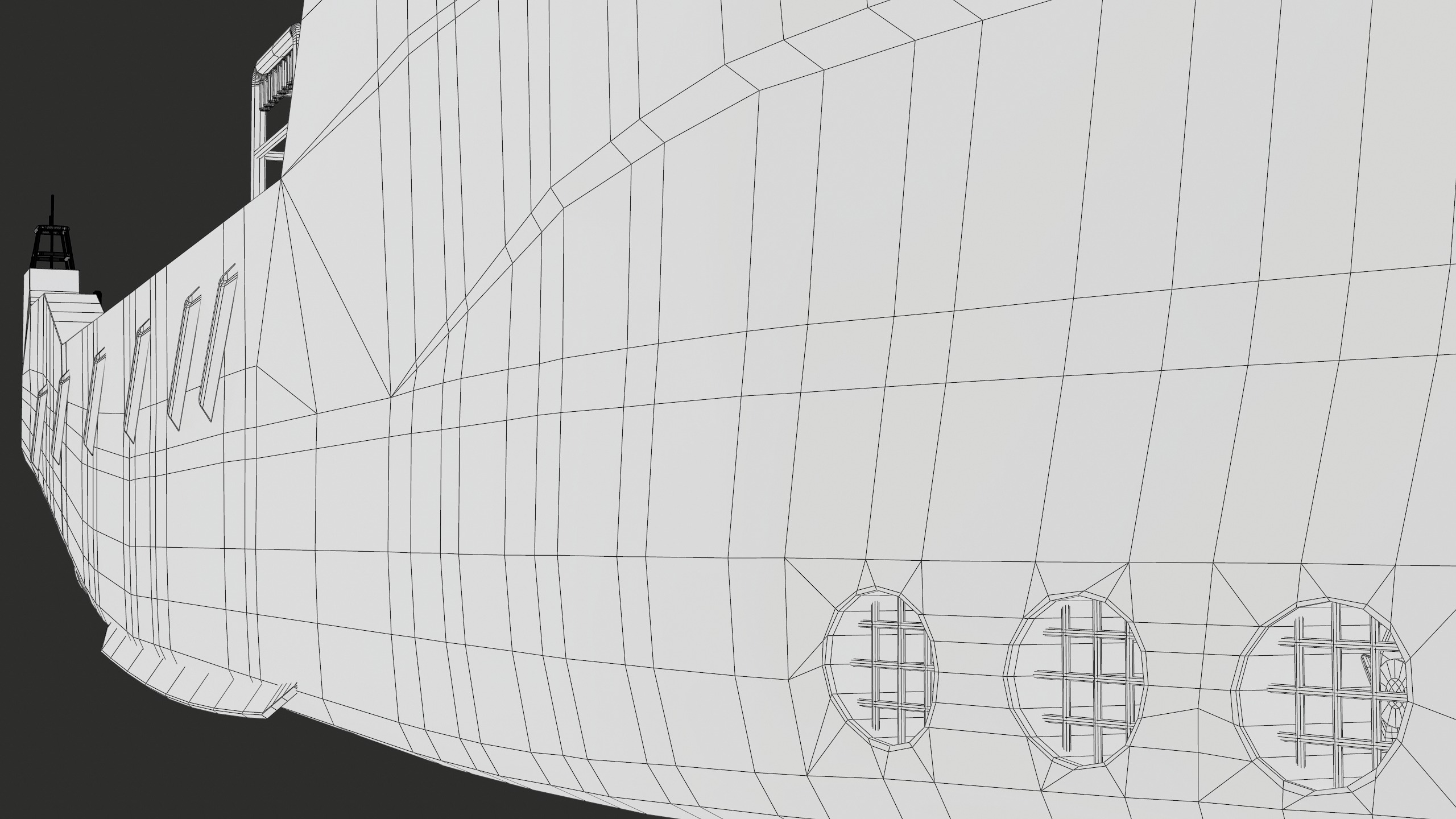 USV Mothership Armada 7803 Multipurpose Vessel Simple PBR Low-poly 3D model_56