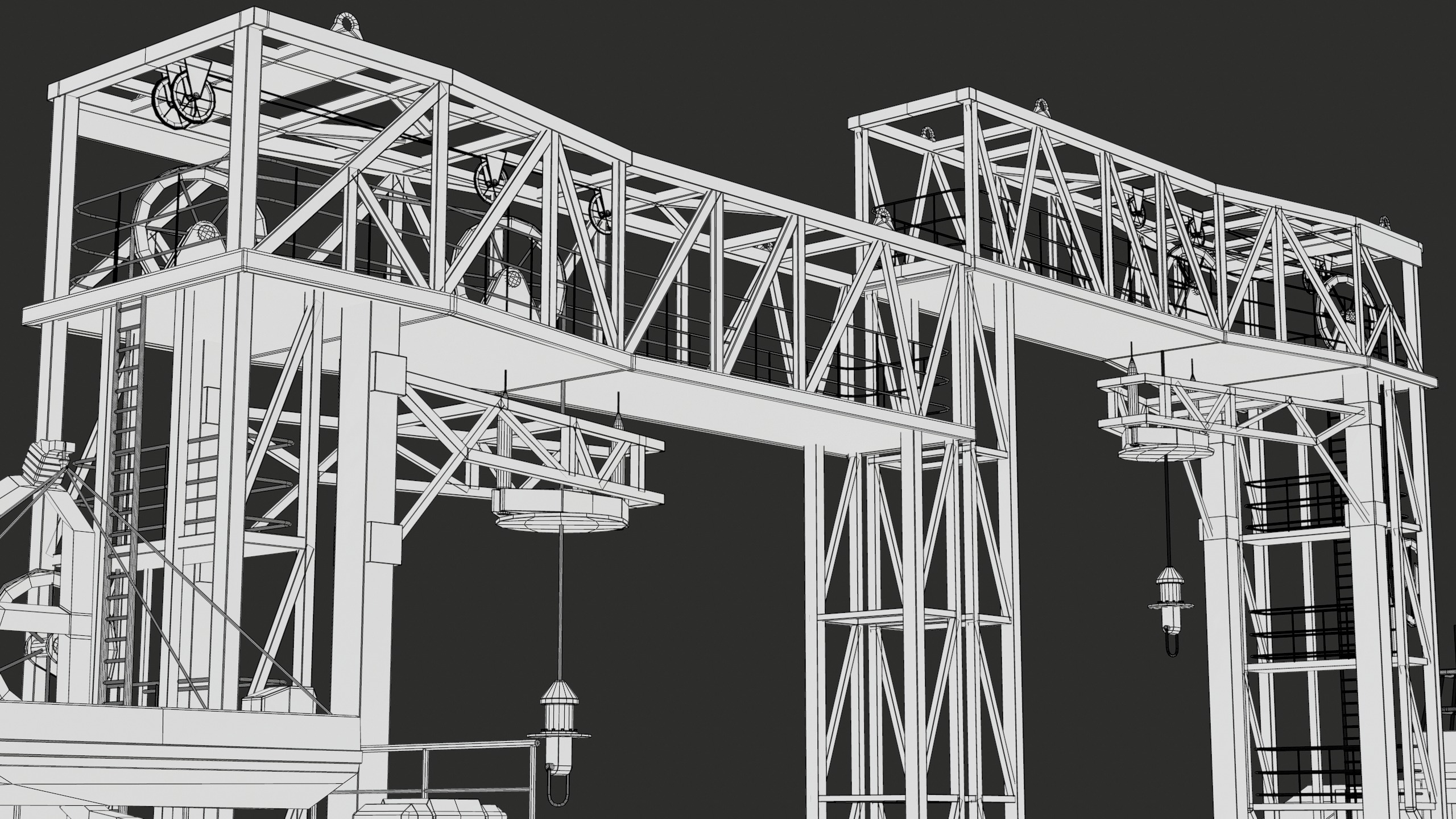 USV Mothership Armada 7803 Multipurpose Vessel Advanced PBR Low-poly 3D model_63