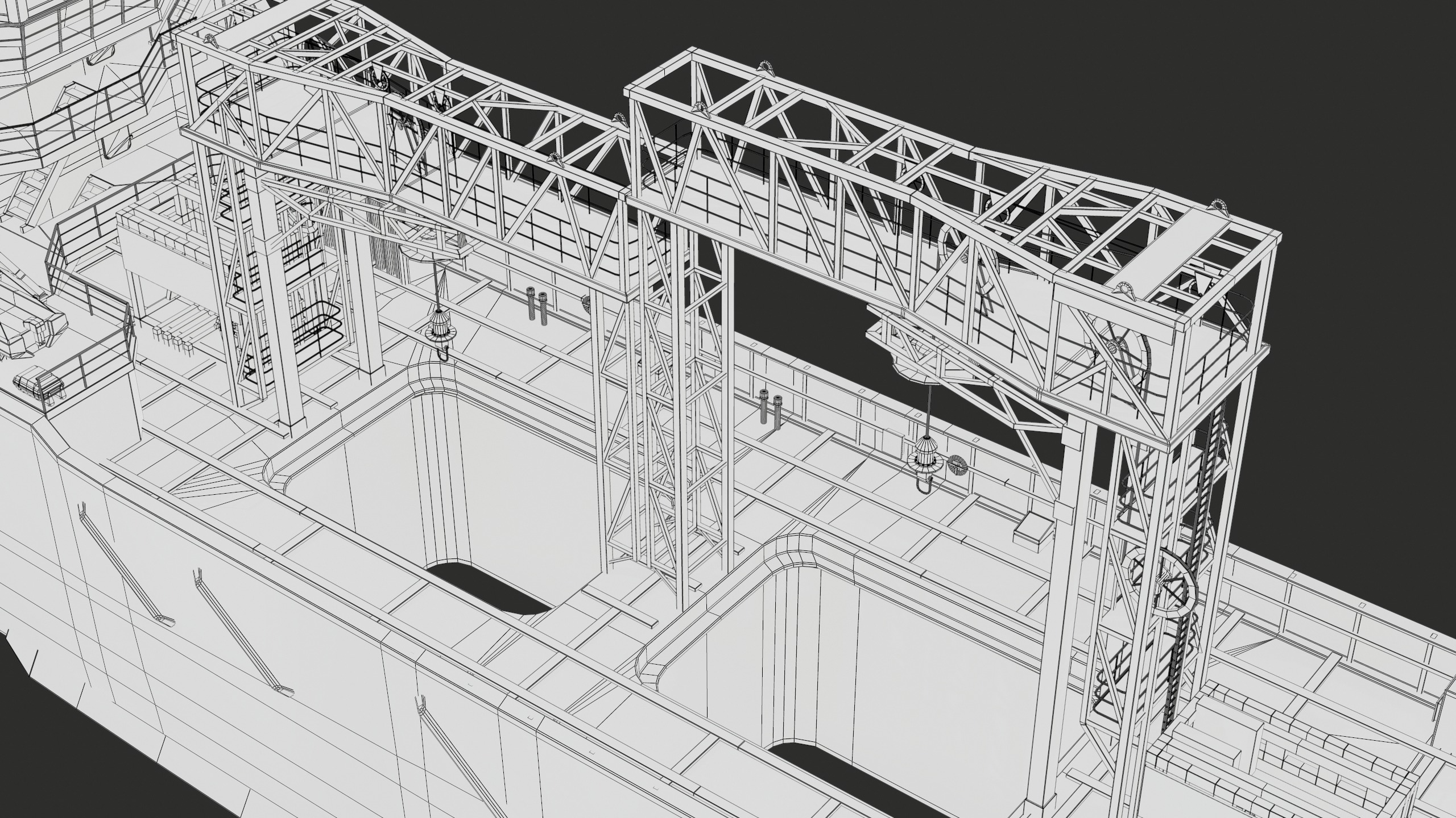 USV Mothership Armada 7803 Multipurpose Vessel Advanced PBR Low-poly 3D model_61