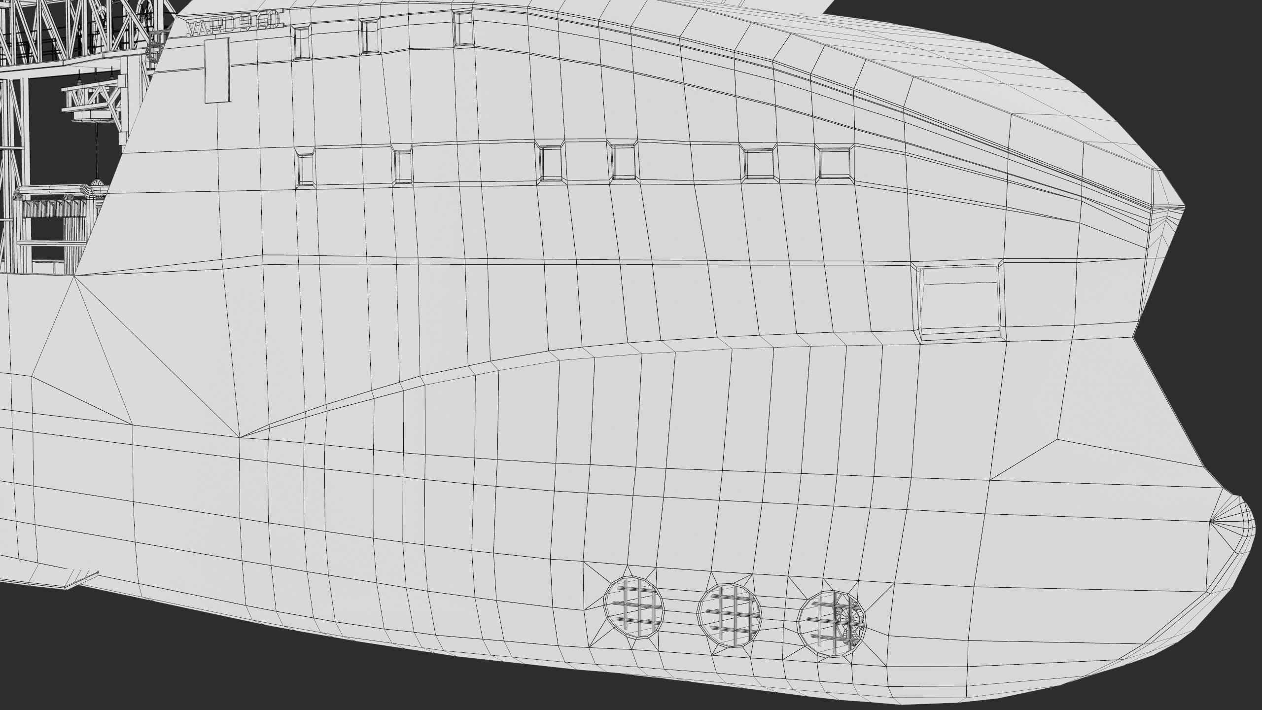 USV Mothership Armada 7803 Multipurpose Vessel Advanced PBR Low-poly 3D model_56