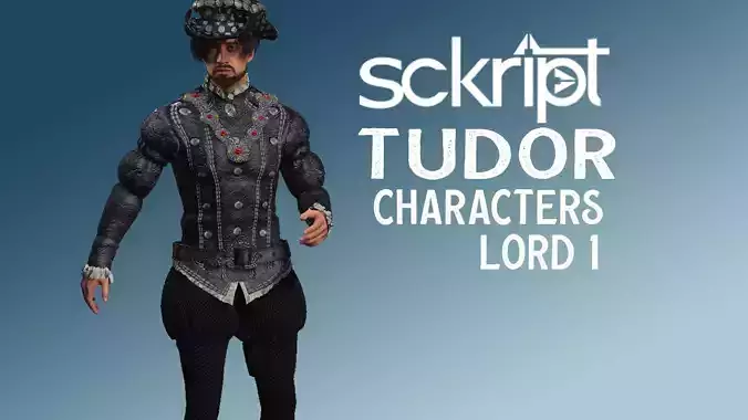 Lord 1 Tudor Series Low-poly 3D model