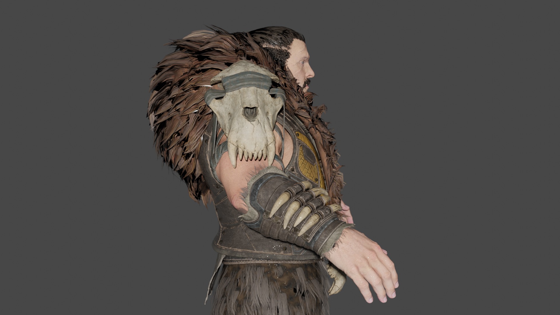 Kraven The Hunter 3D model_3