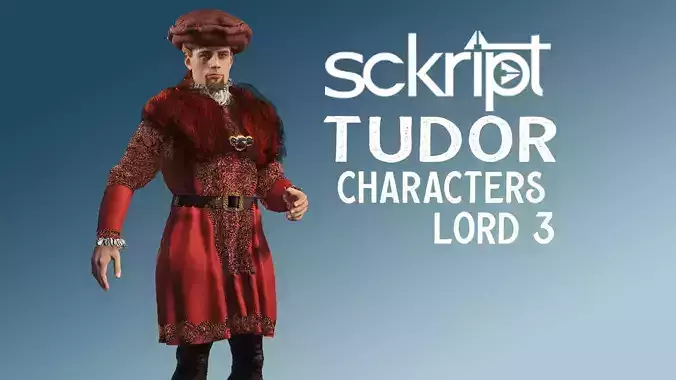 Lord 3 Tudor Series Low-poly 3D model