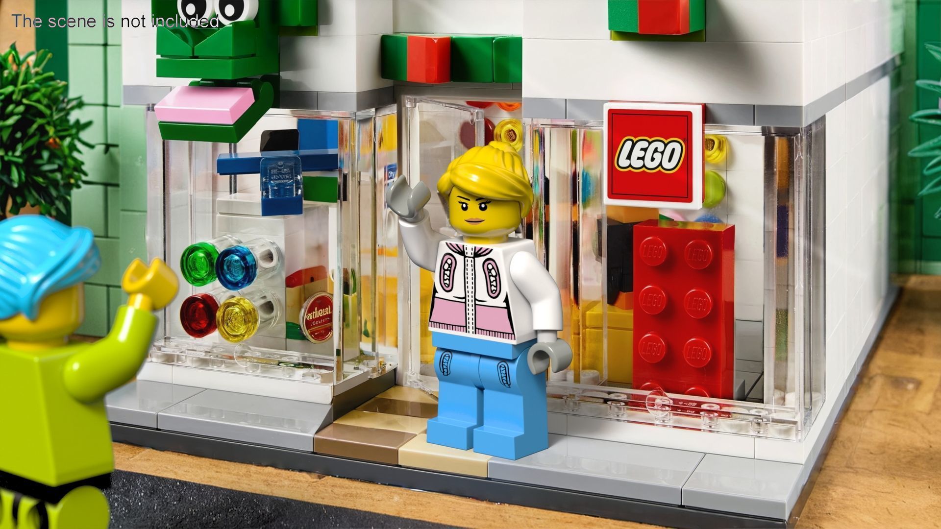 Minifigure LEGO Teenager Girl Rigged 3D model