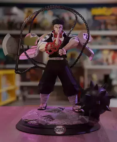 Gyomei Himejima - Demon Slayer 3D print model