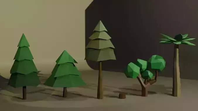 Low Poly Tree Pack