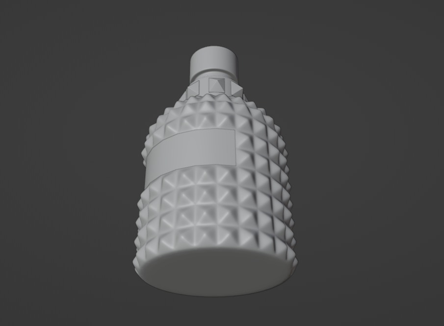Valentino Perfume Low-poly 3D model_8