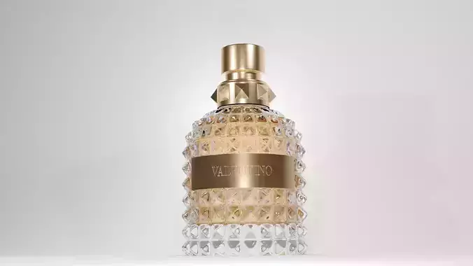 Valentino Perfume Low-poly 3D model