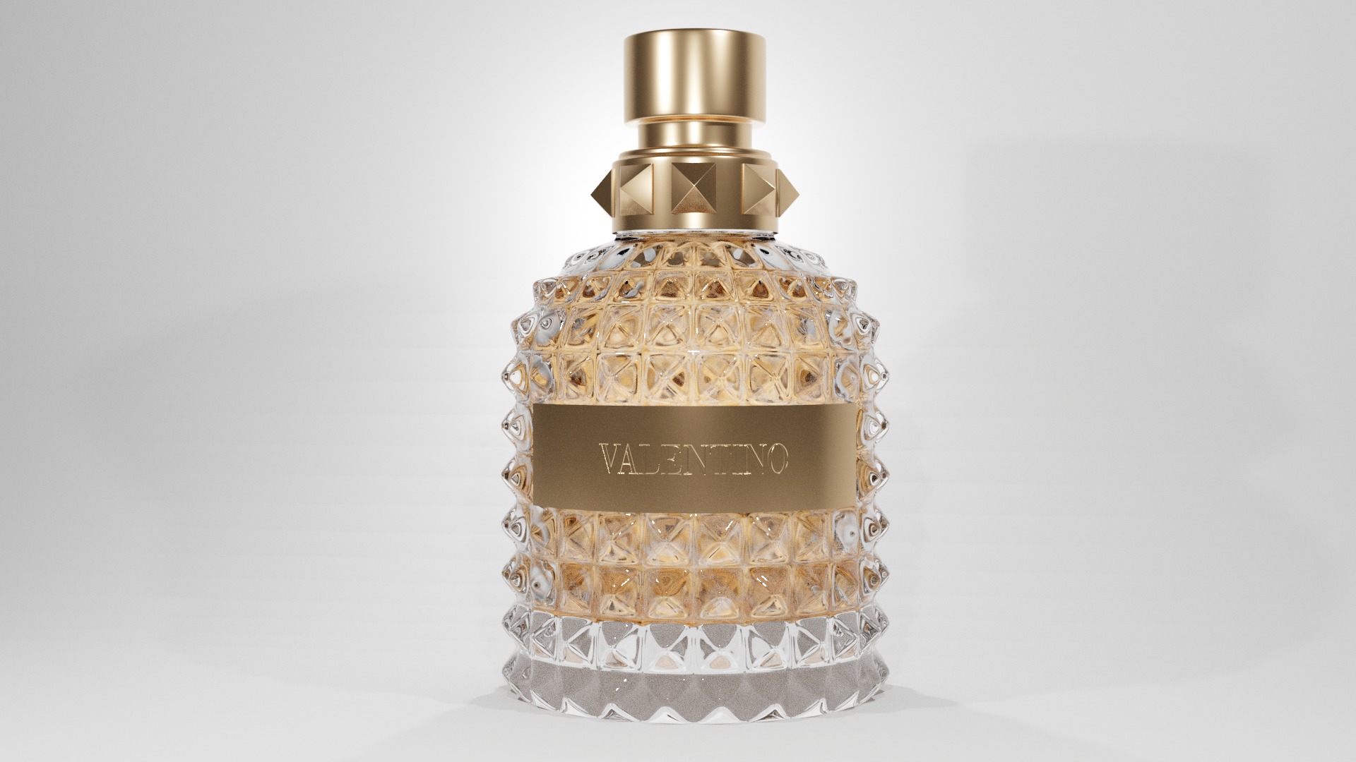 Valentino Perfume Low-poly 3D model_1