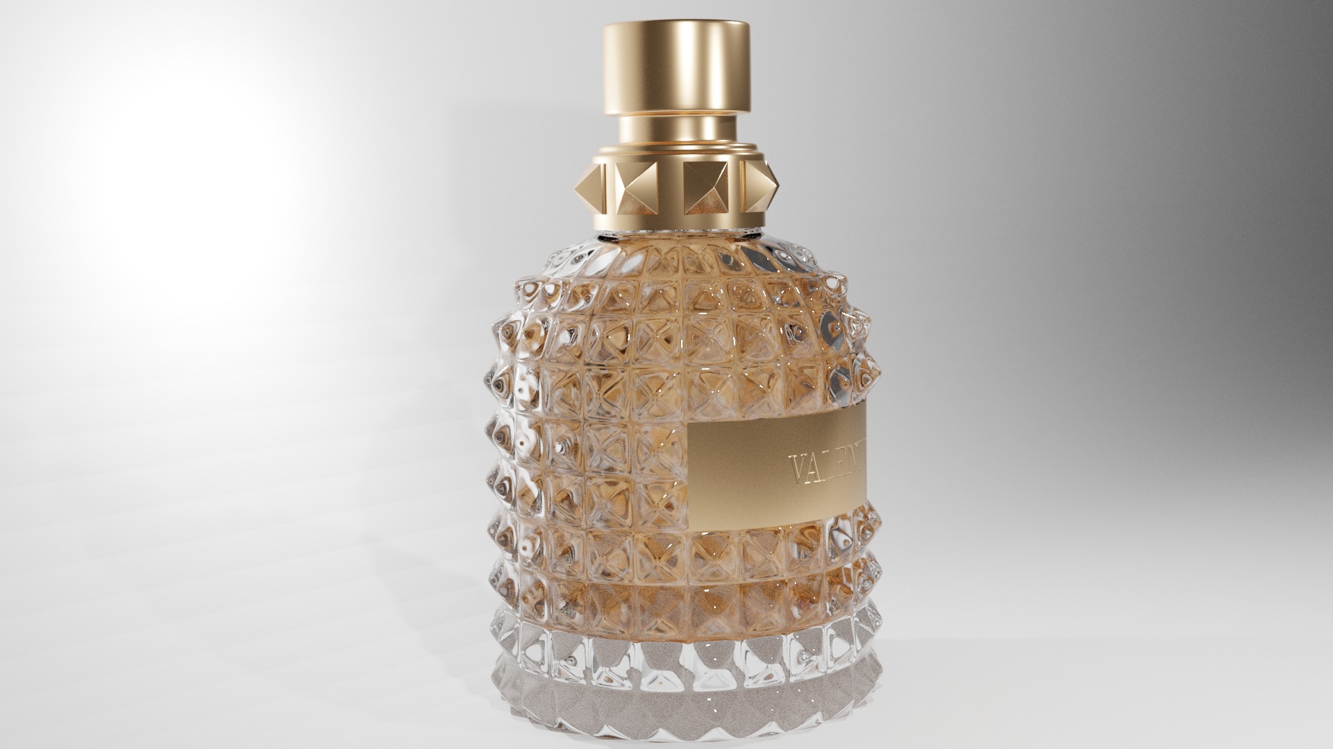 Valentino Perfume Low-poly 3D model_2