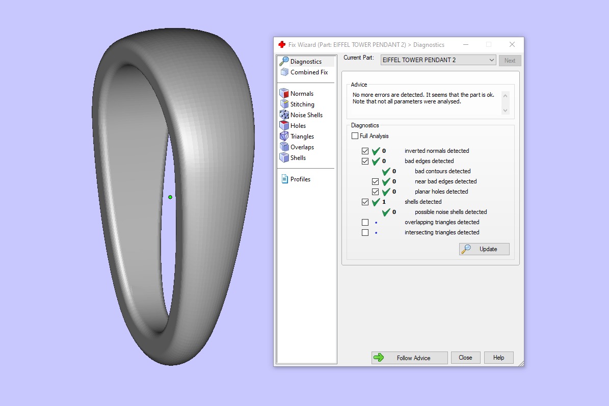 EIFFEL TOWER PENDANT 3D print model_11