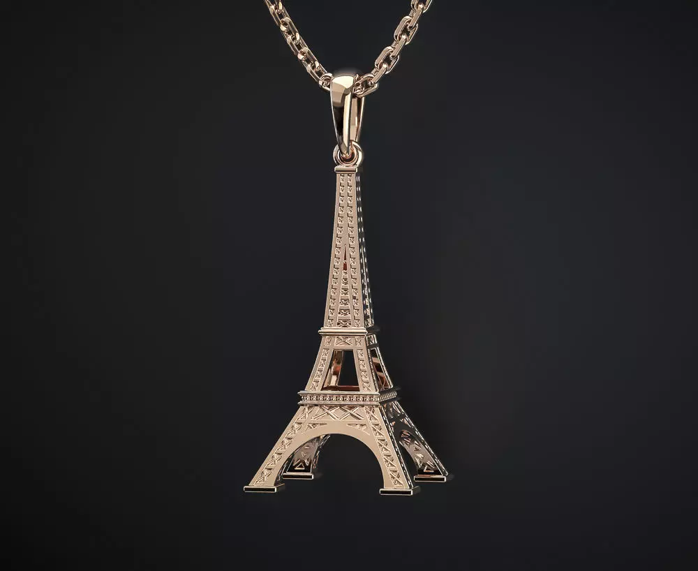 EIFFEL TOWER PENDANT 3D print model_0