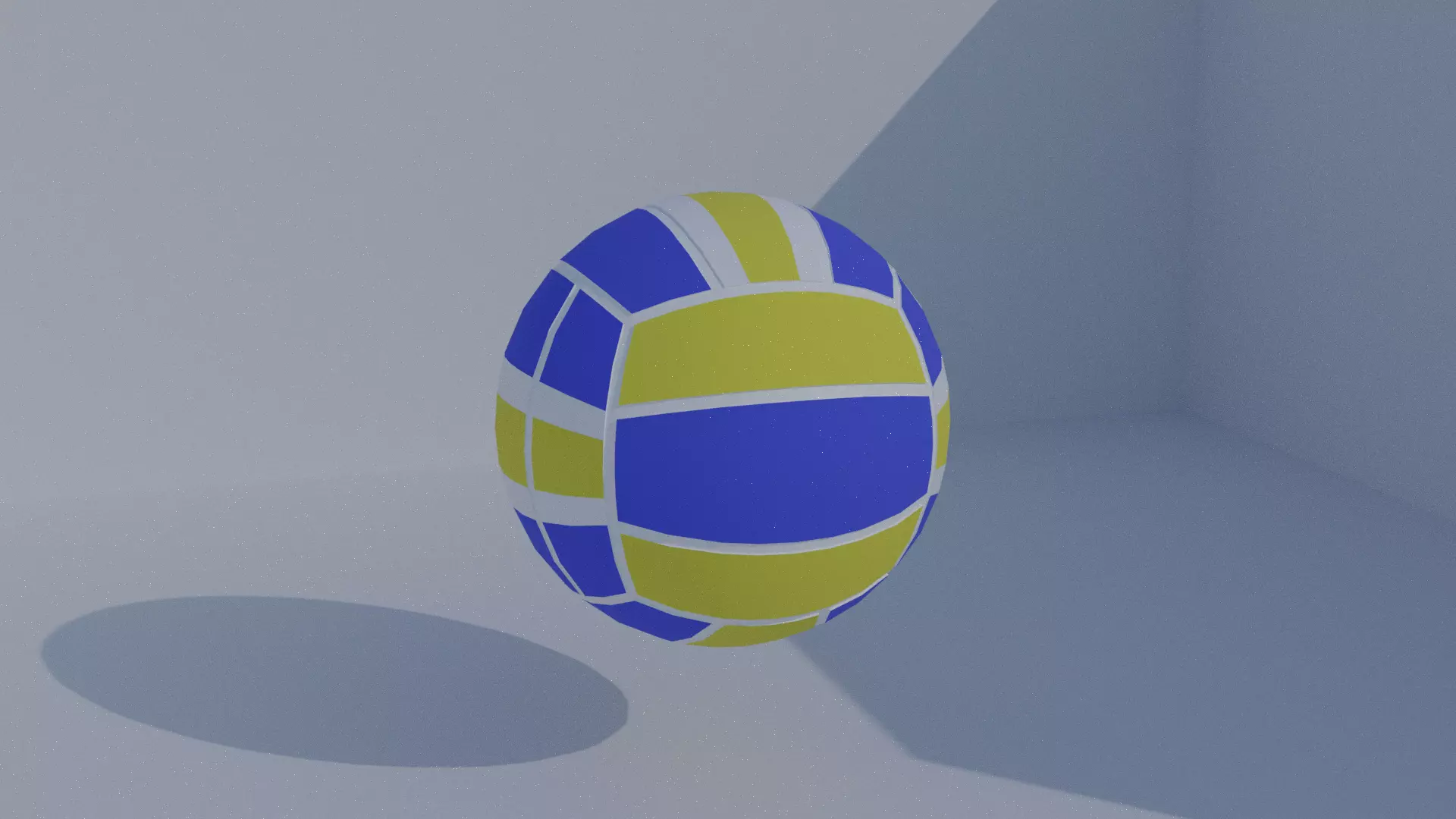 Ball Volleyball Low-poly 3D model