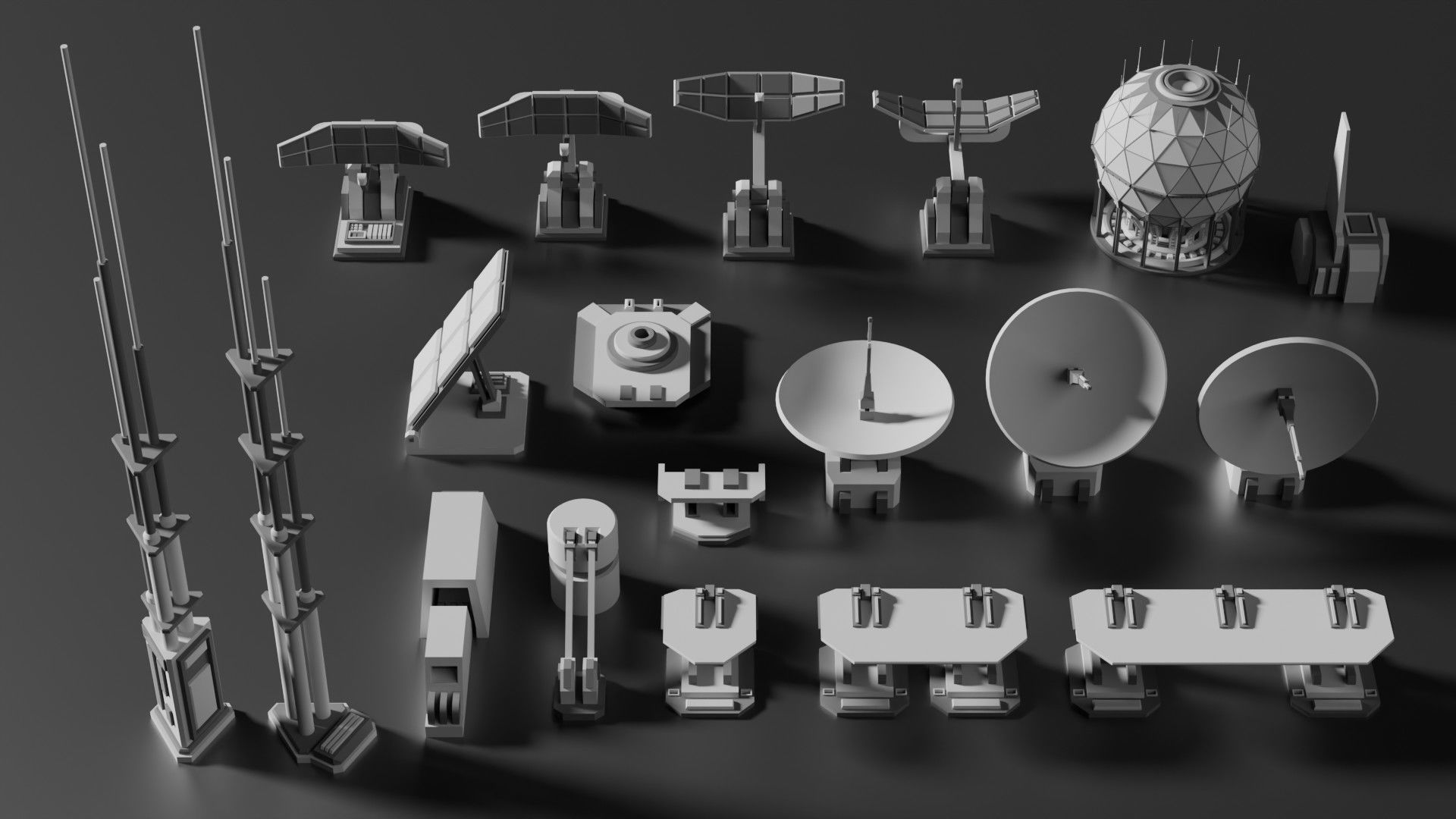 Sci-Fi Greebles Pack 4 3D model_5