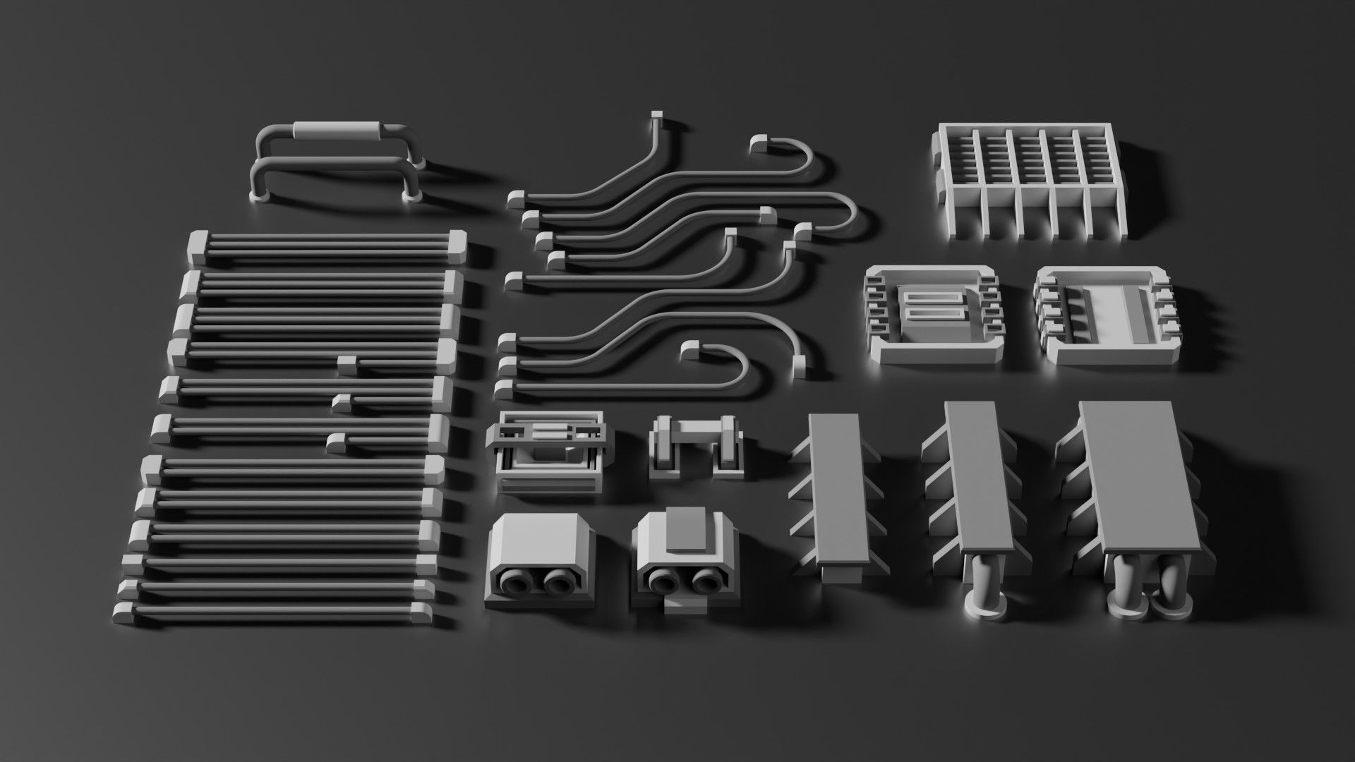 Sci-Fi Greebles Pack 4 3D model_2