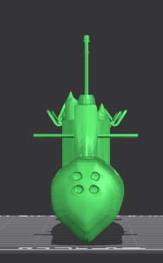 North Korea Sinpo-C aka Mod Romeo SSB Hero Kim Kun Ok 3D print model_1