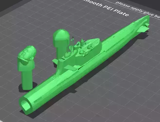 North Korea Sinpo-C aka Mod Romeo SSB Hero Kim Kun Ok 3D print model
