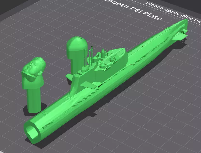 North Korea Sinpo-C aka Mod Romeo SSB Hero Kim Kun Ok 3D print model_0