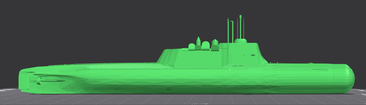 North Korea Sinpo-C aka Mod Romeo SSB Hero Kim Kun Ok 3D print model_3
