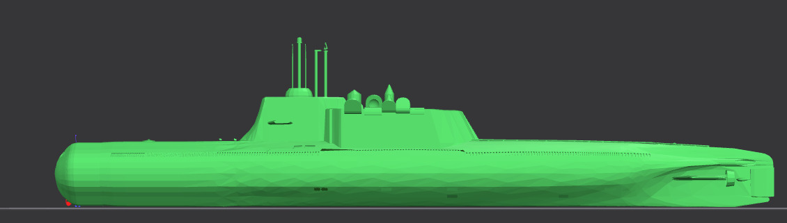 North Korea Sinpo-C aka Mod Romeo SSB Hero Kim Kun Ok 3D print model_2