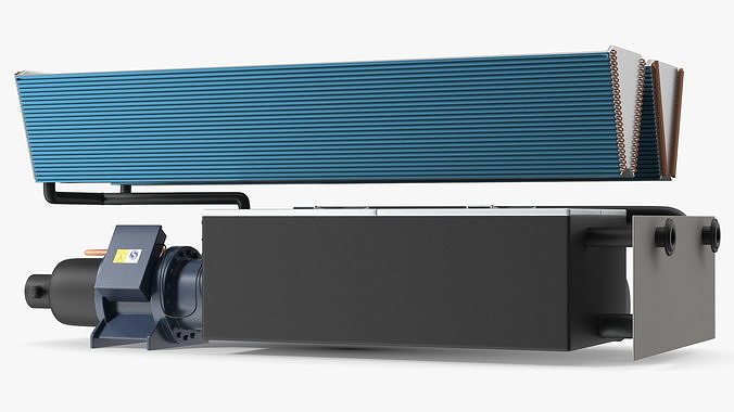 Industrial Cooling System 3D model 7