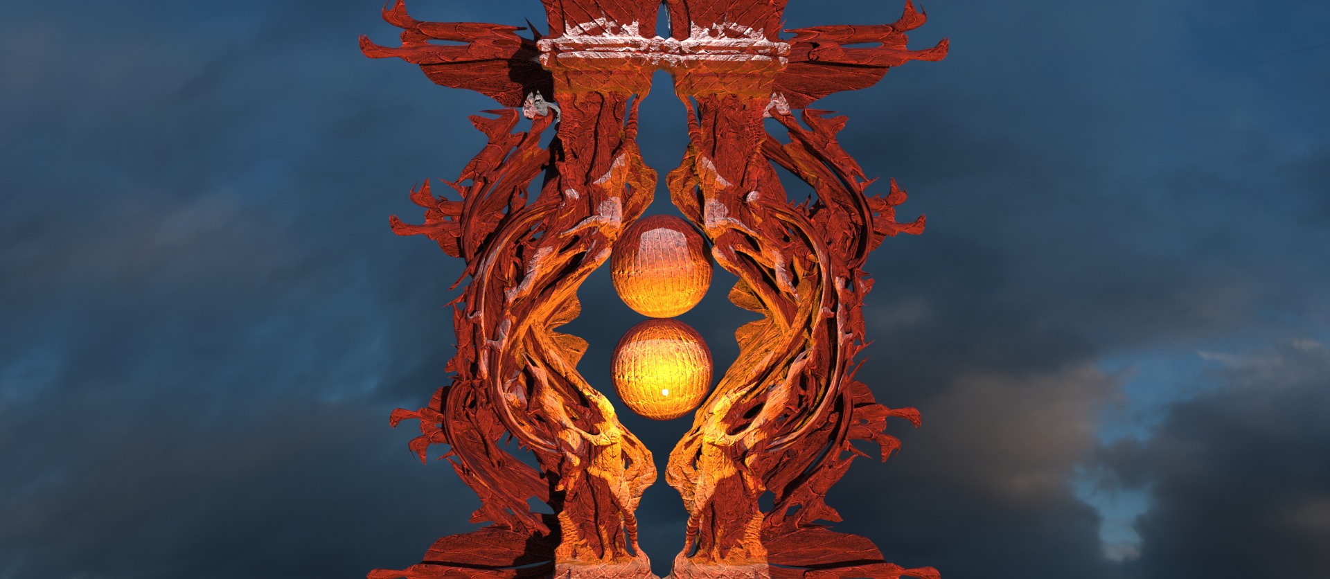 Dantes hour stone 3D model_1