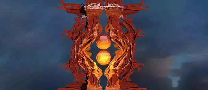 Dantes hour stone 3D model