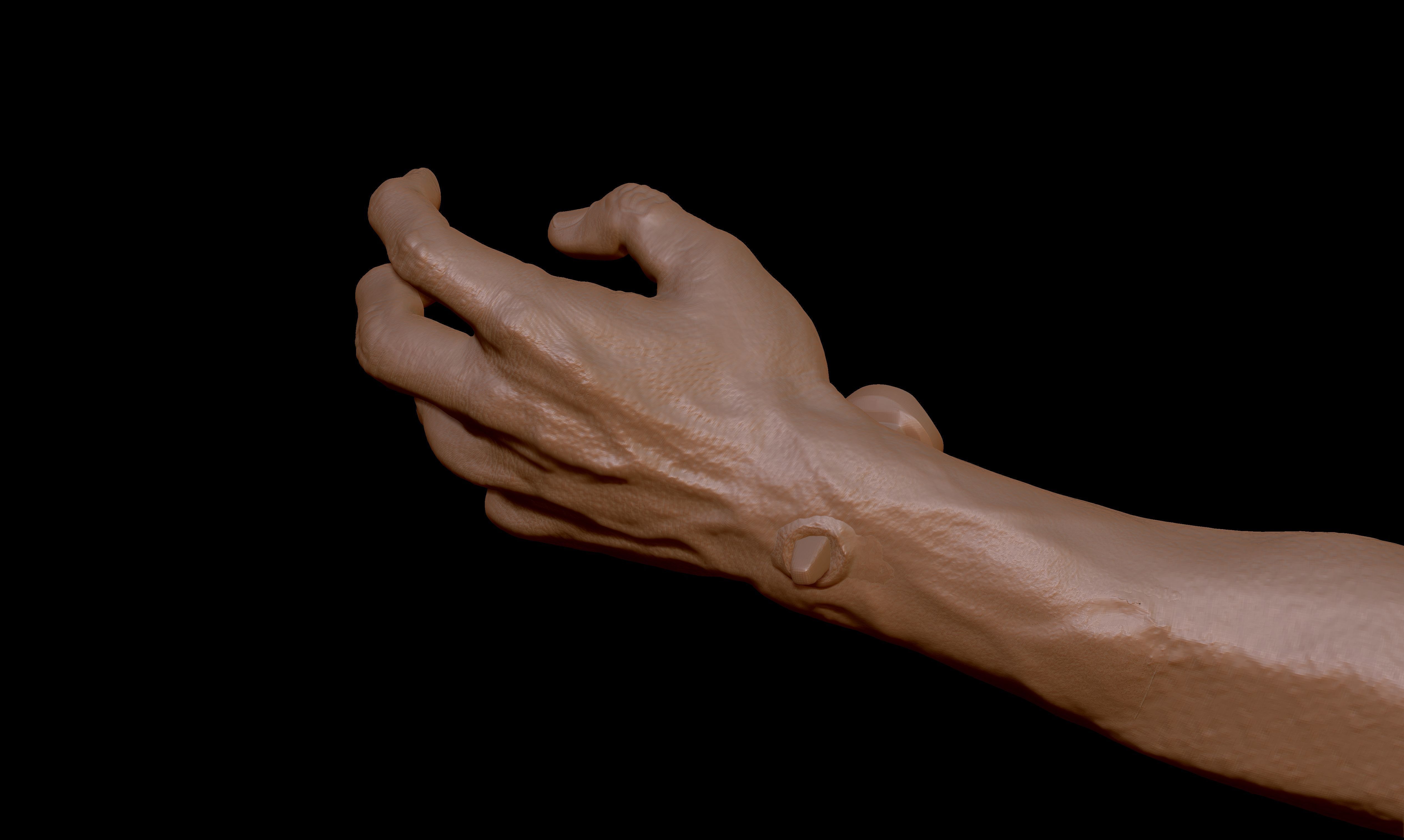 Crucifix Statue - Jesus Christ Sculpture  3D print model_12