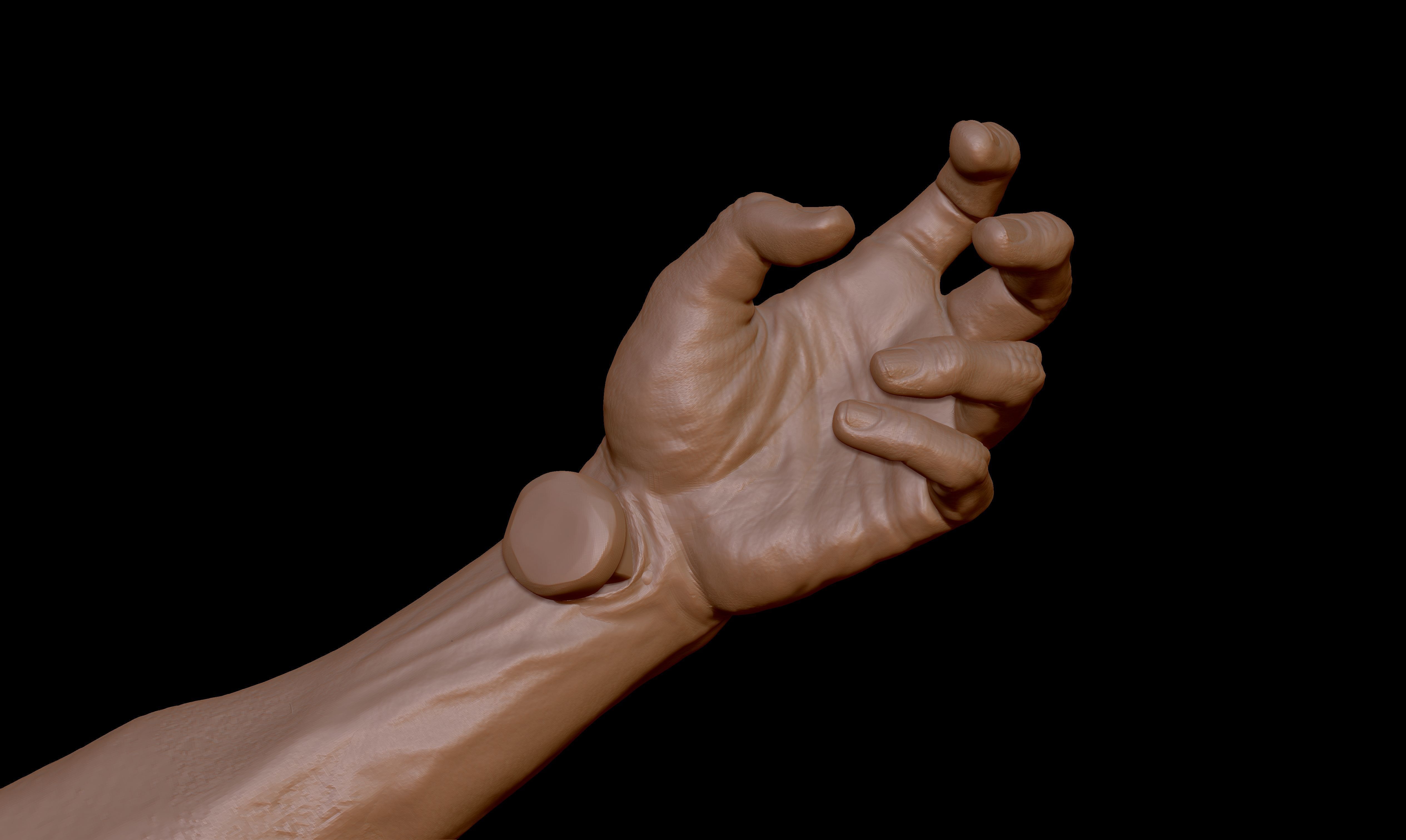 Crucifix Statue - Jesus Christ Sculpture  3D print model_13