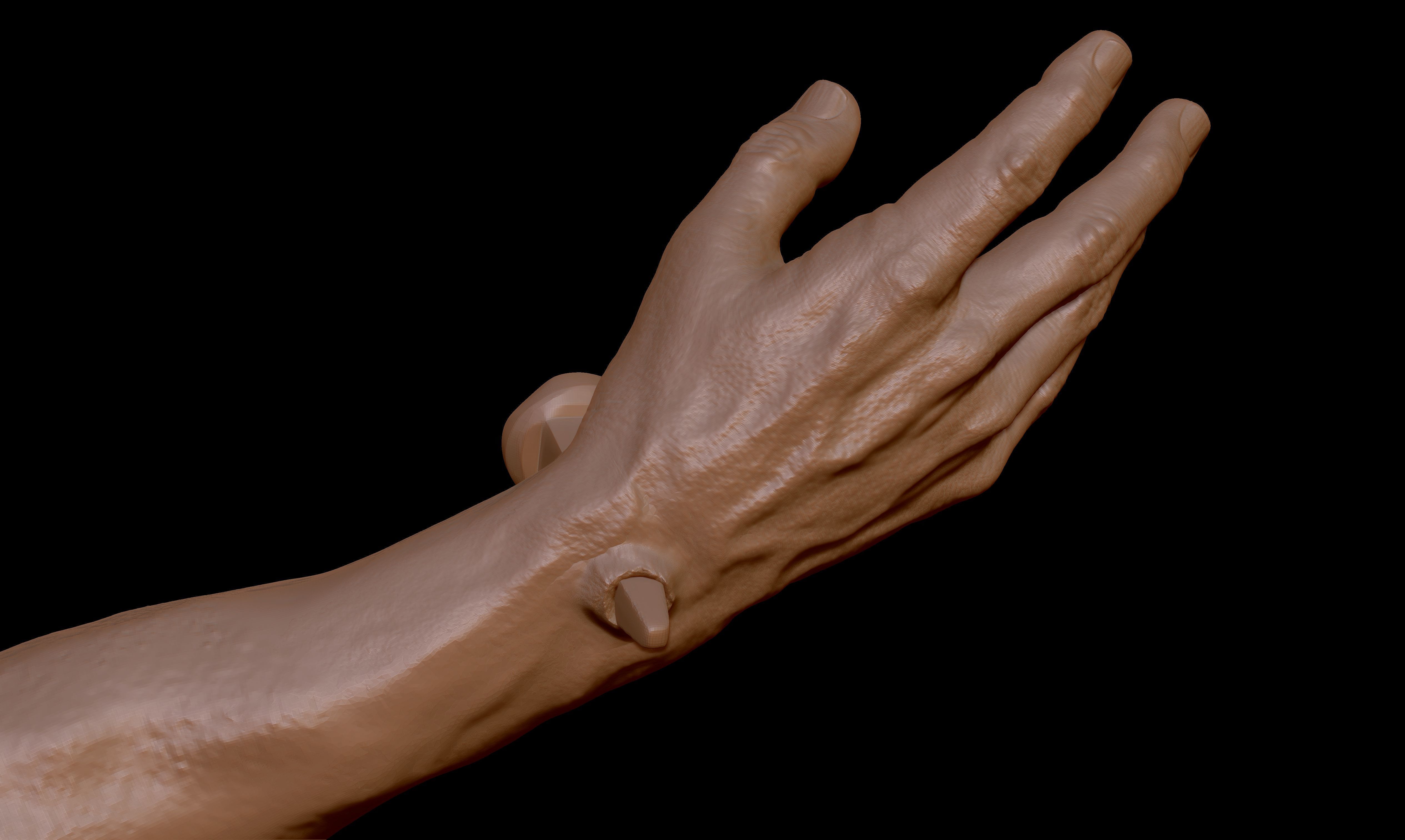 Crucifix Statue - Jesus Christ Sculpture  3D print model_14