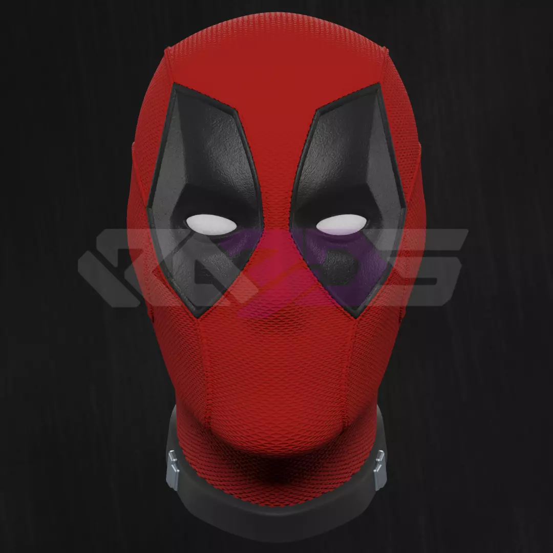 Deadpool 3D Faceshell 3D print model_0