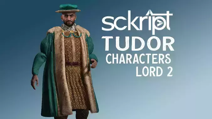 Lord 2 Tudor Series Low-poly 3D model
