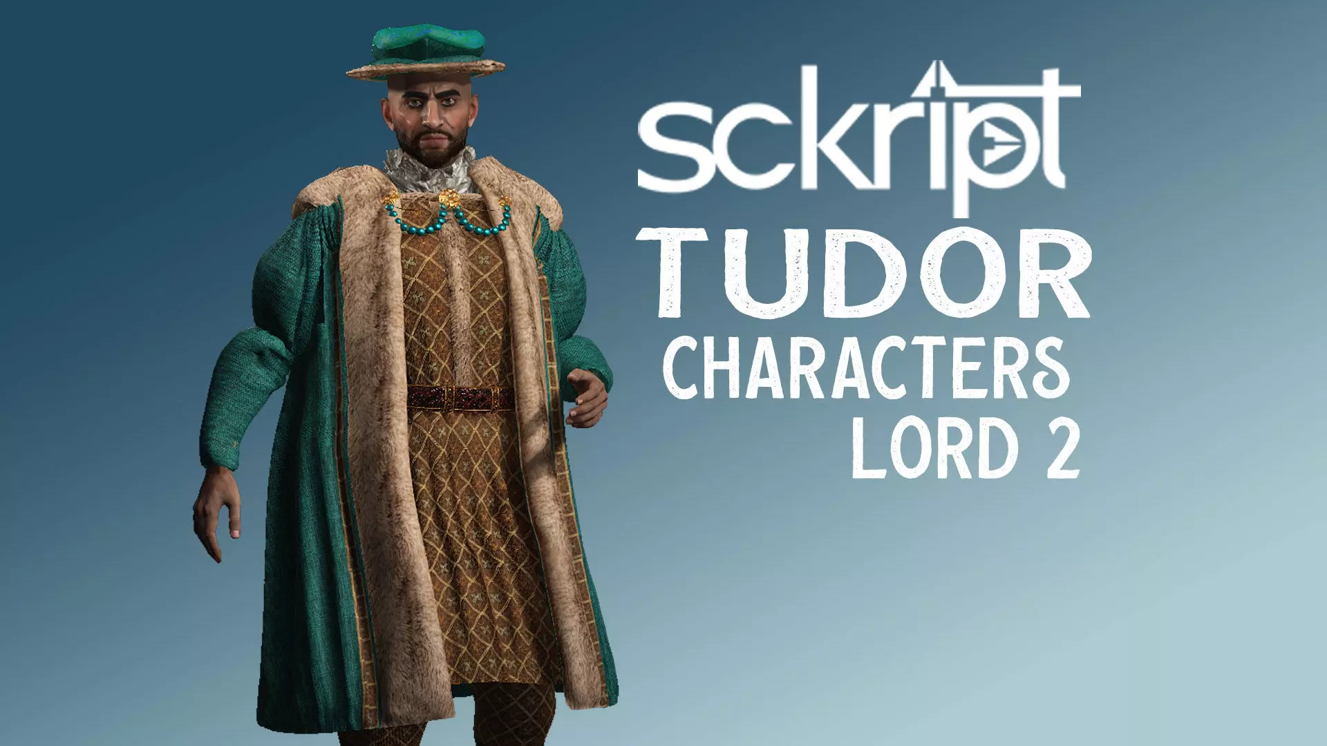 Lord 2 Tudor Series Low-poly 3D model_0