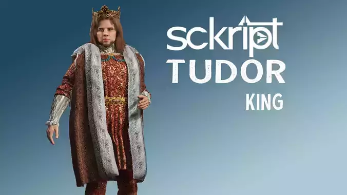 King Tudor Series Low-poly 3D model