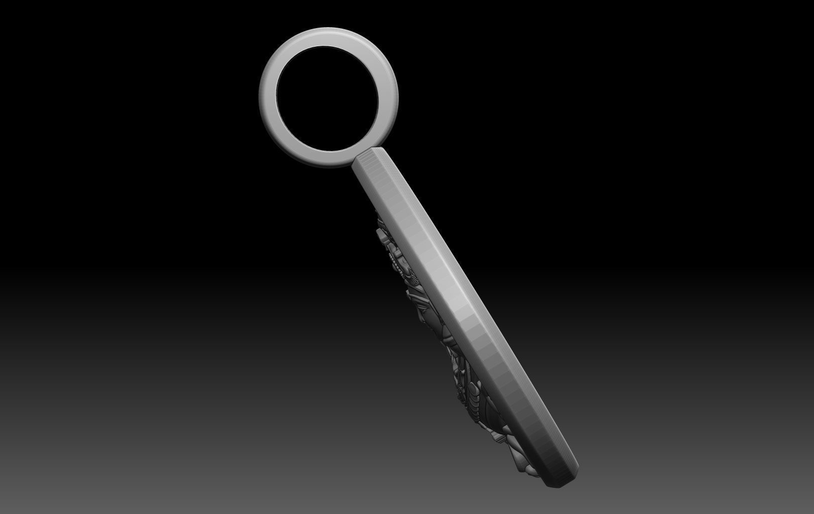 Amman Pendant 3D print model_5