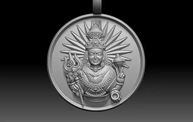 Amman Pendant 3D print model