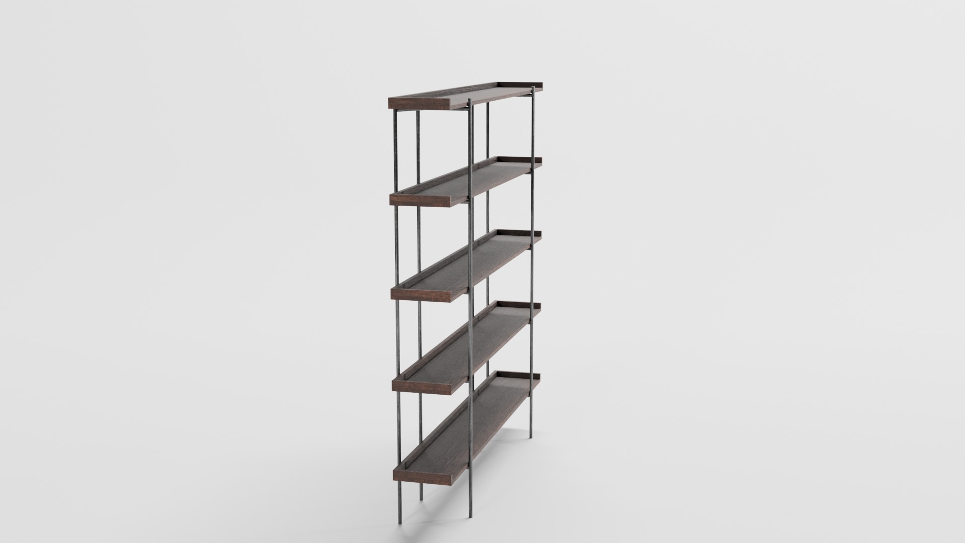 Iron cabinet Free low-poly 3D model_11