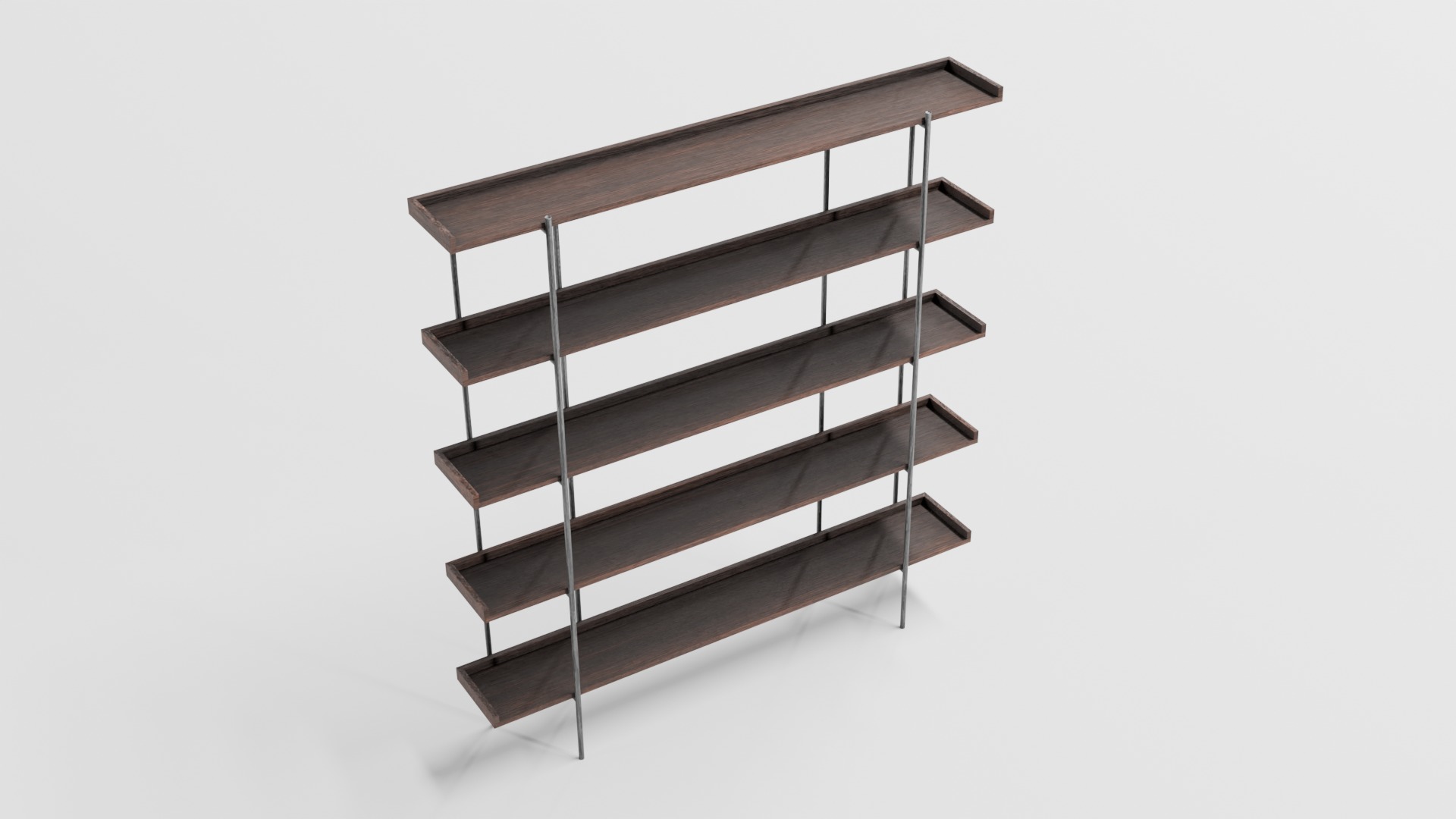 Iron cabinet Free low-poly 3D model_1