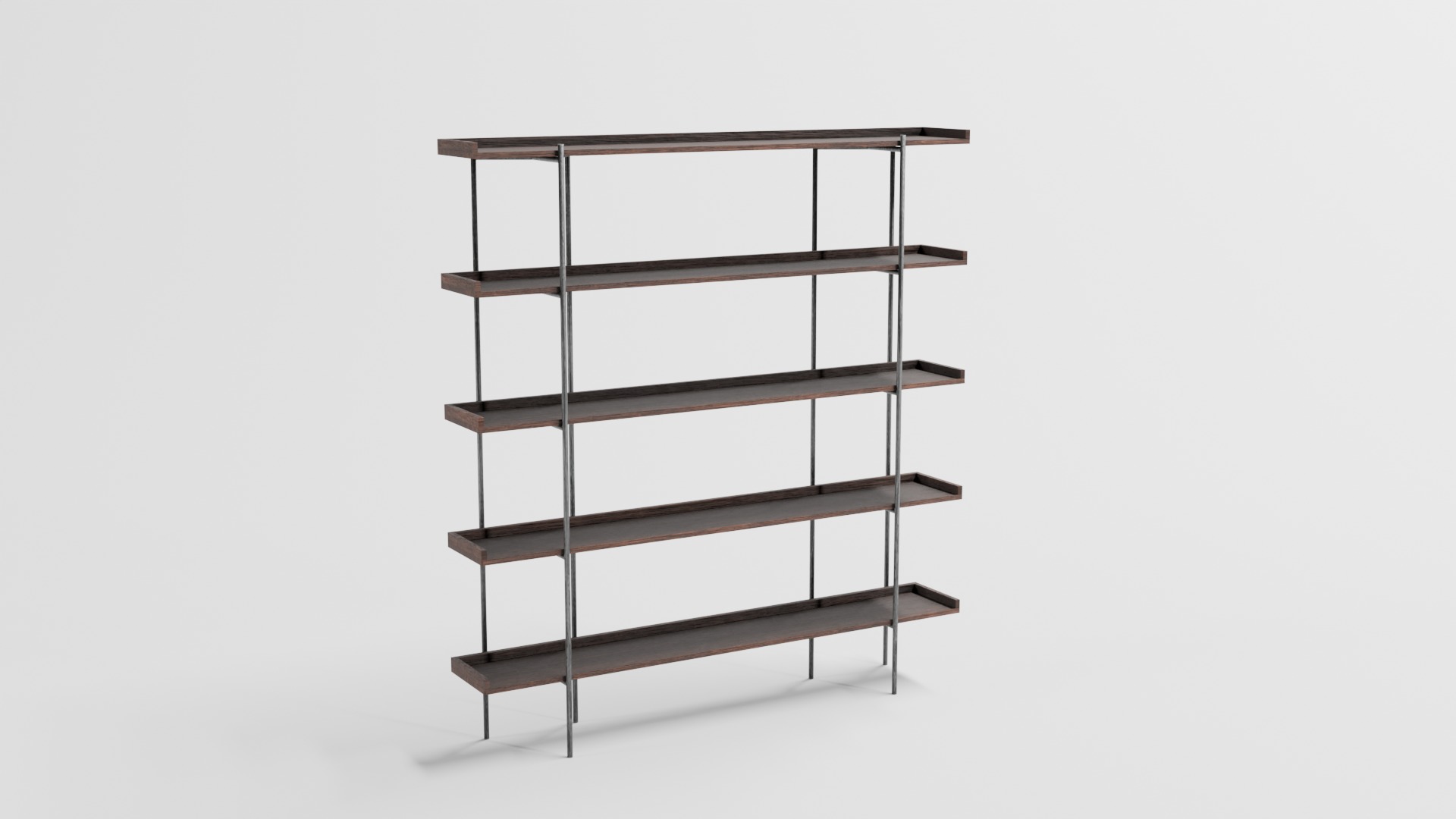 Iron cabinet Free low-poly 3D model_8