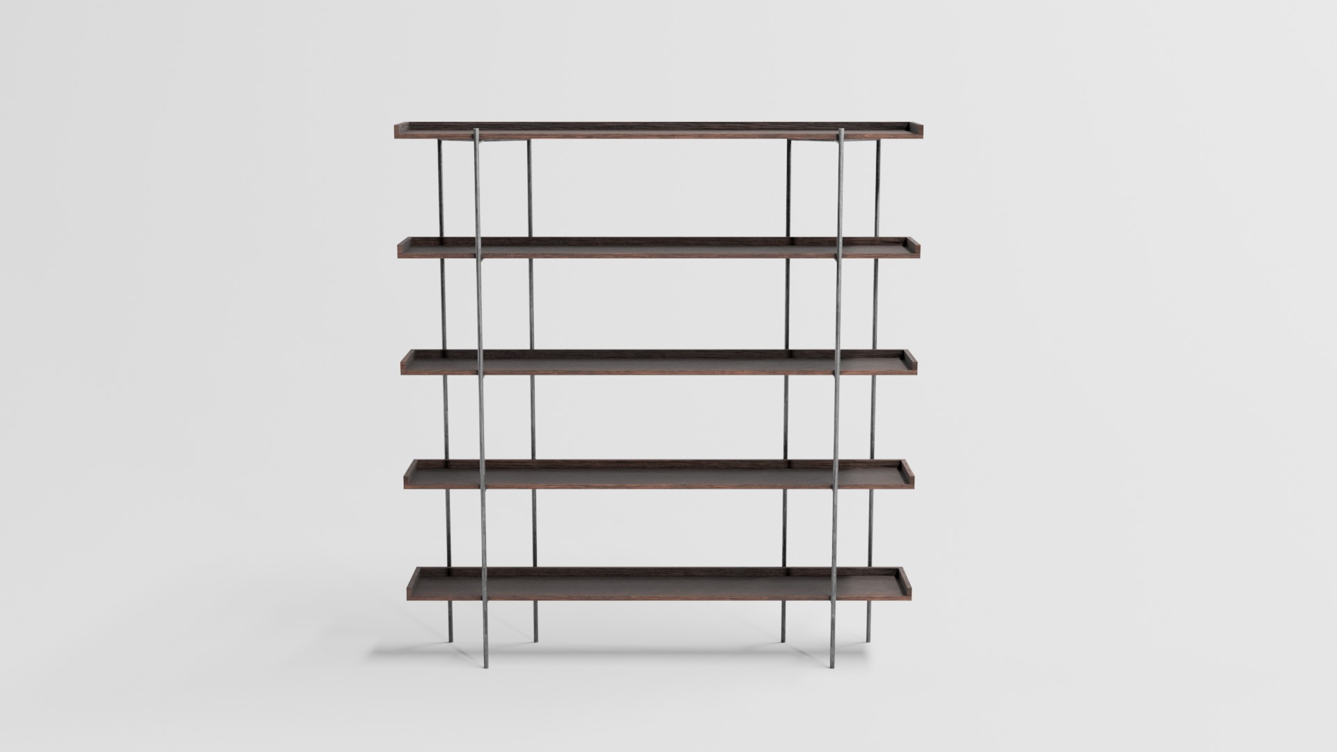 Iron cabinet Free low-poly 3D model_6