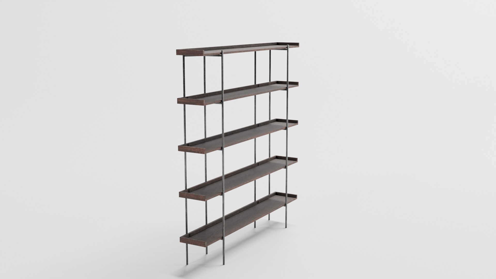Iron cabinet Free low-poly 3D model_10