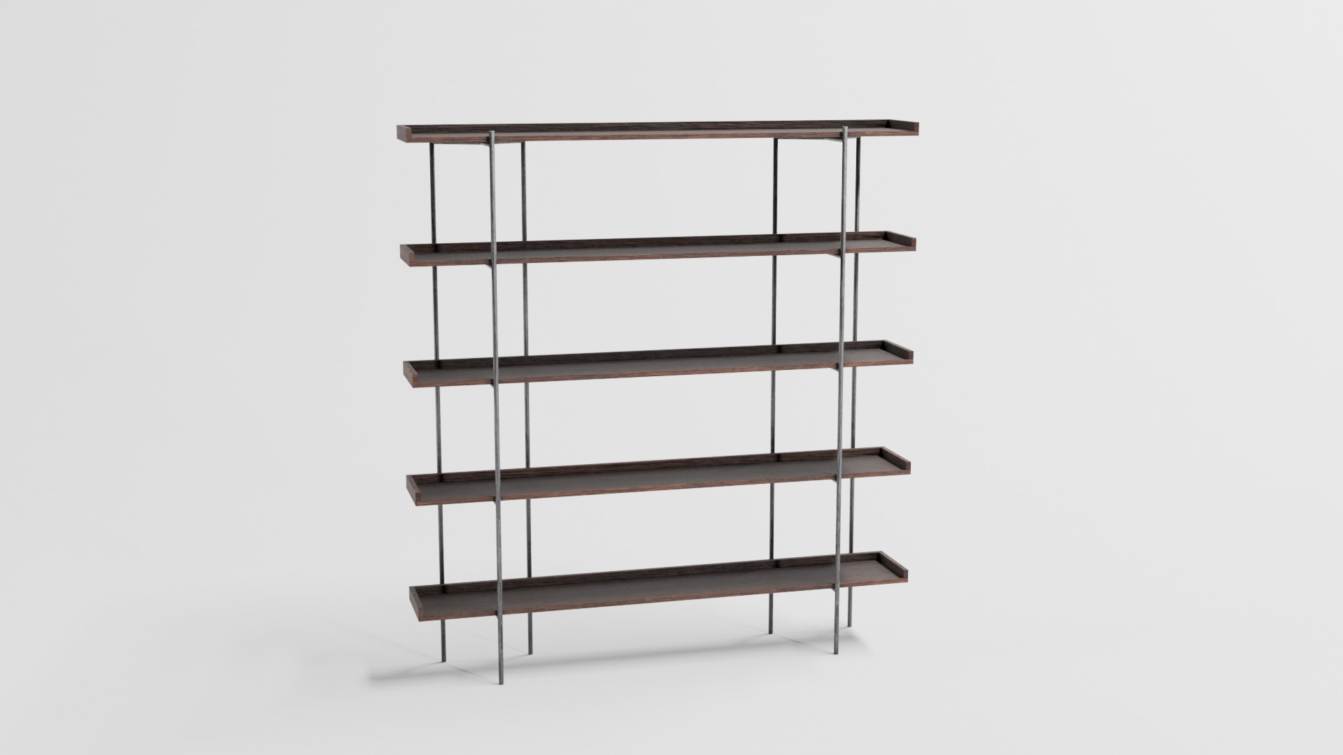 Iron cabinet Free low-poly 3D model_7