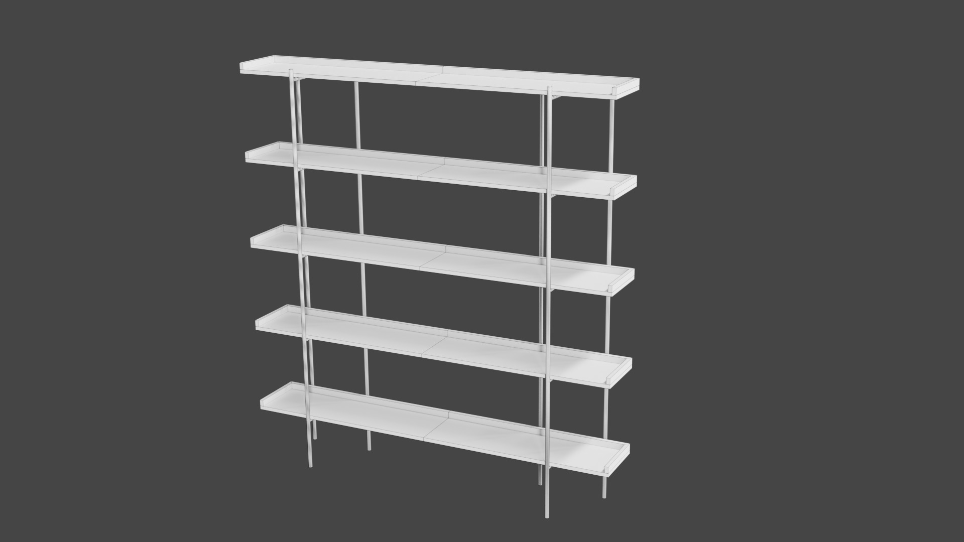 Iron cabinet Free low-poly 3D model_30