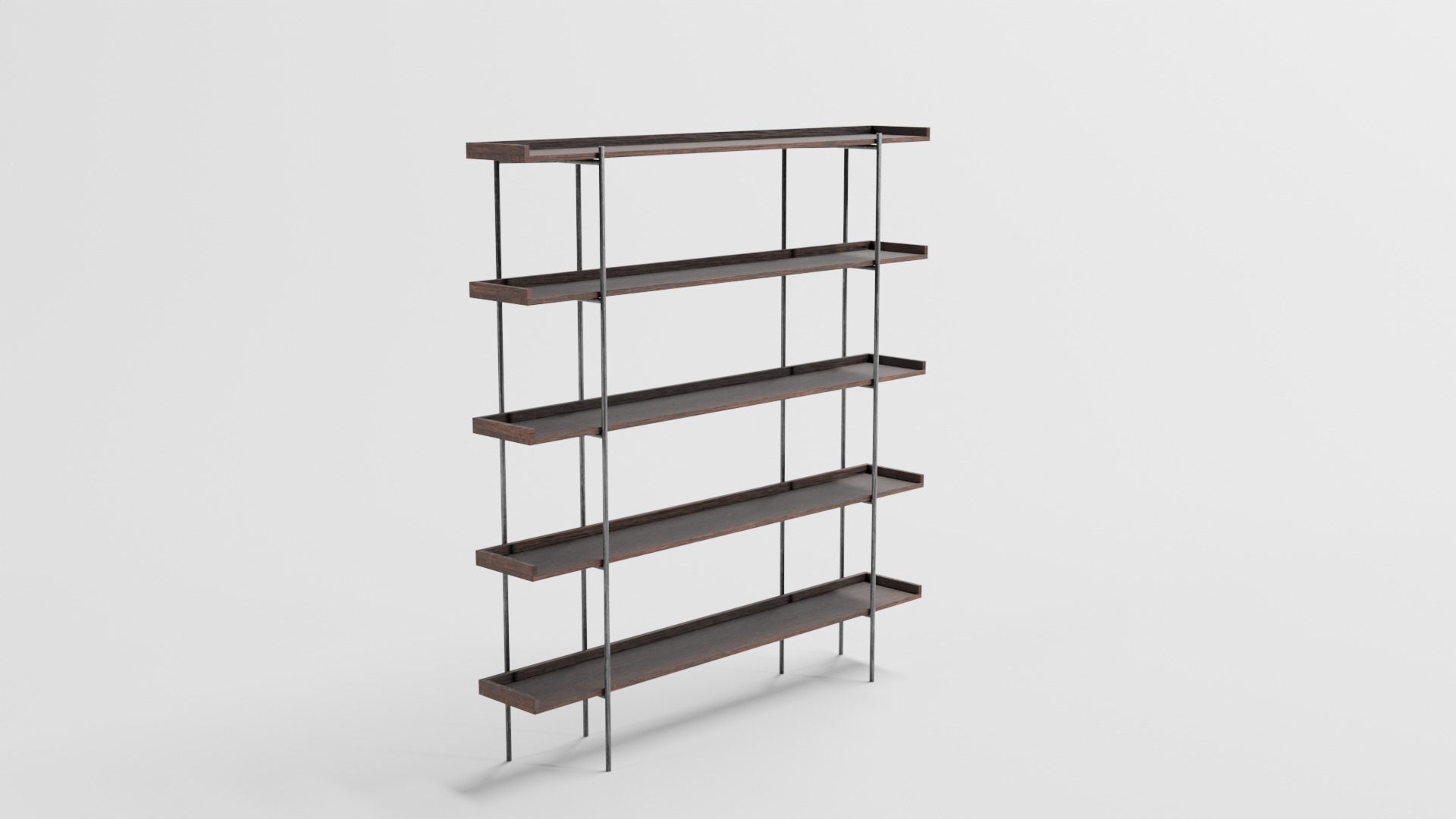 Iron cabinet Free low-poly 3D model_9