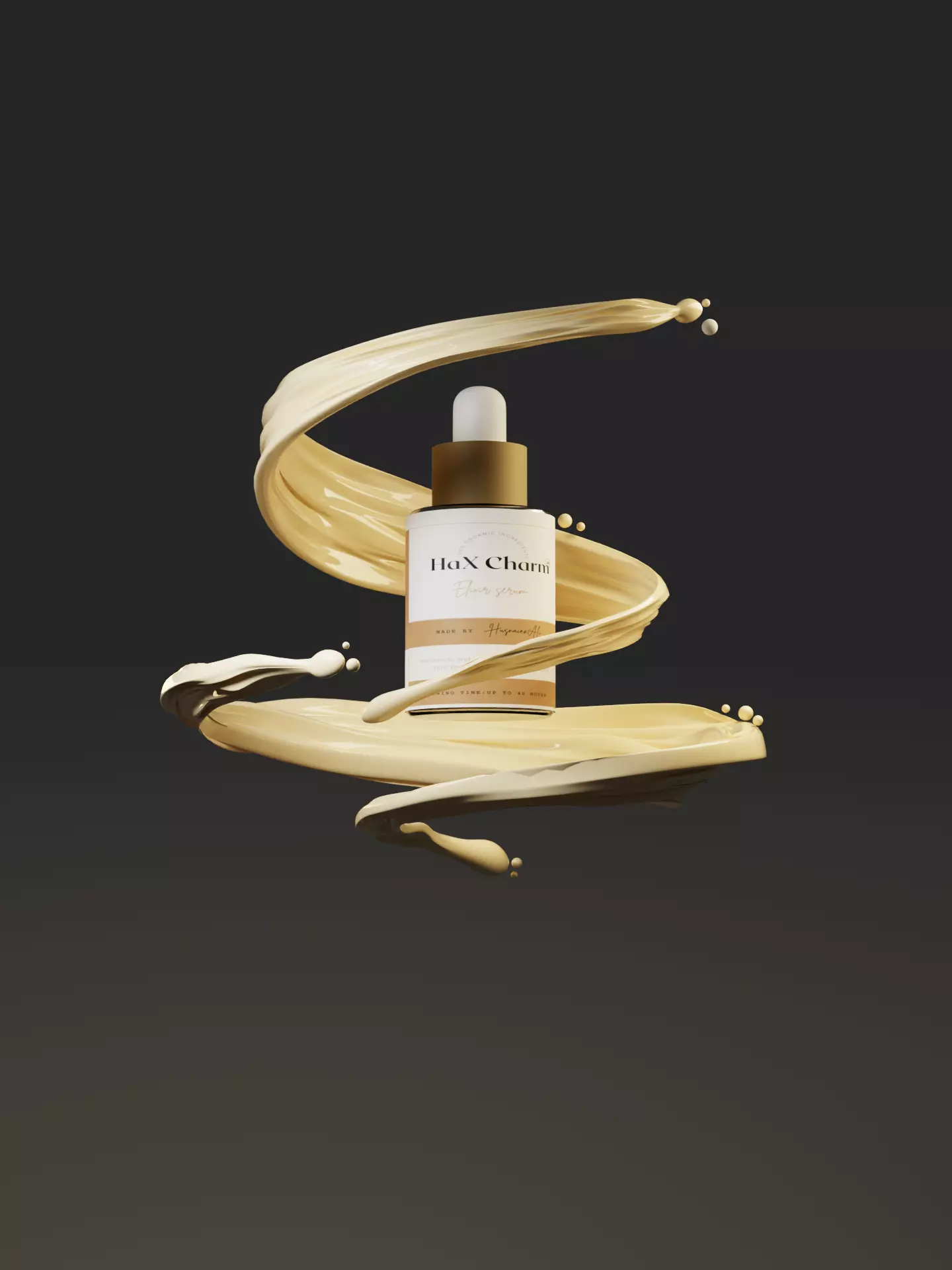 3D Serum mock up Free 3D model