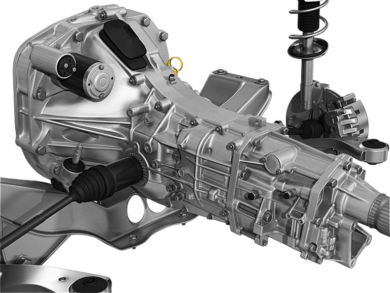 Car undercarriage 3D model_2