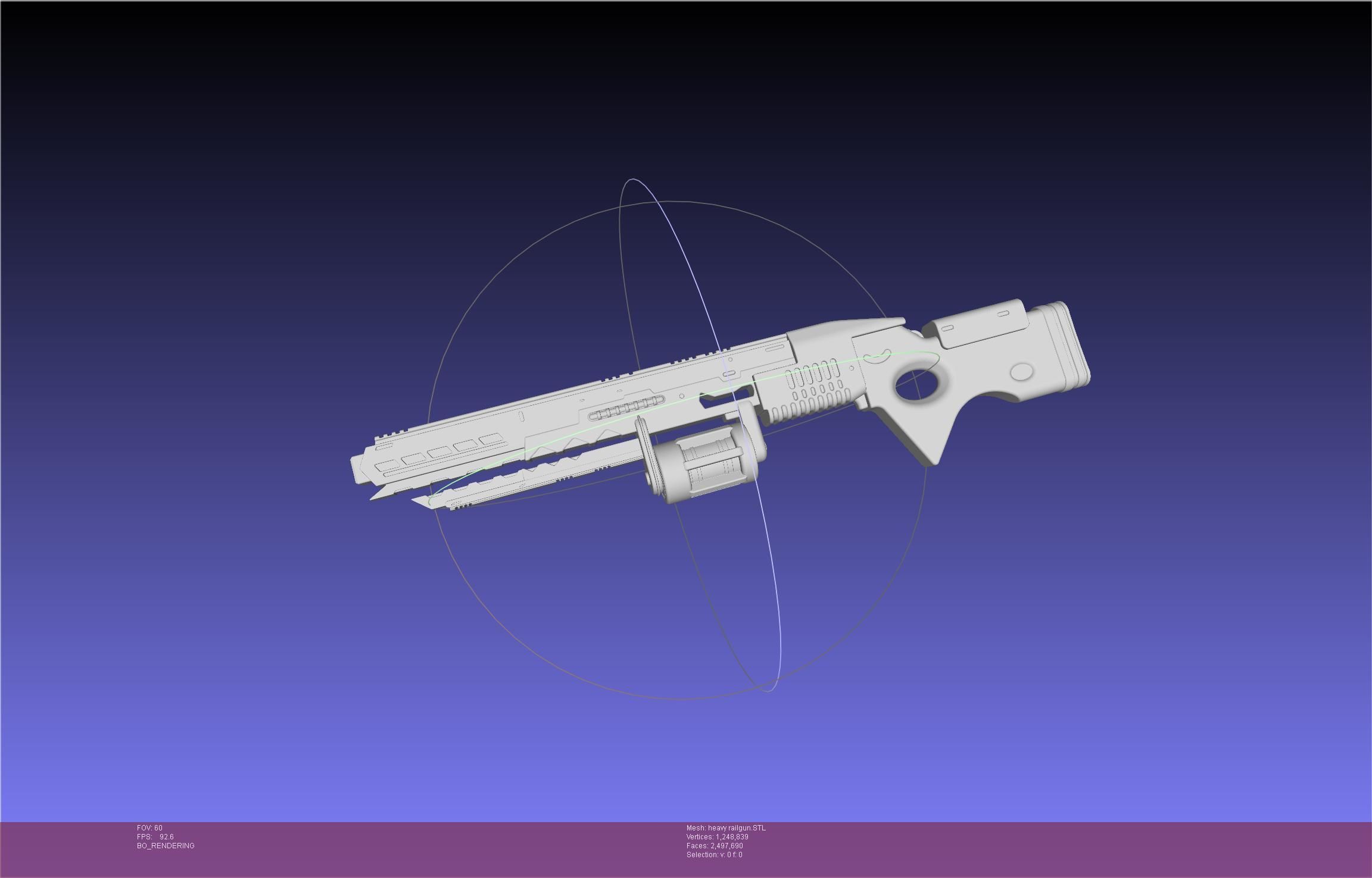 Murder Drones Finale Heavy Railgun 3D model_22